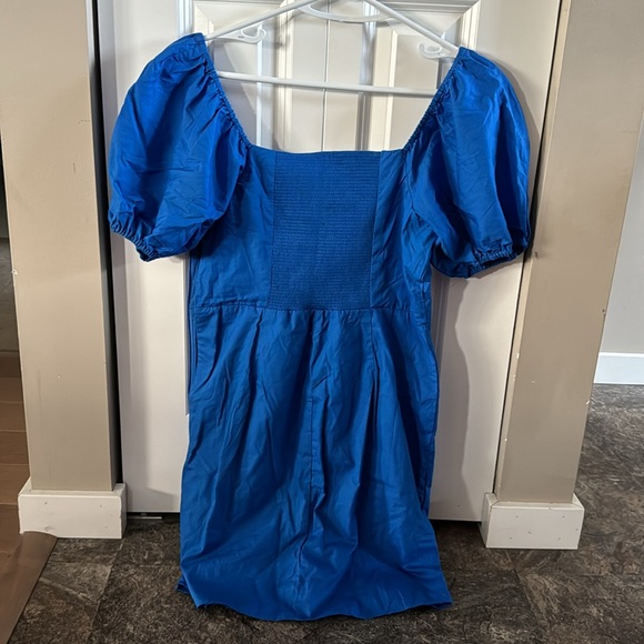 NEW! MANGO • PUFF SLEEVE DRESS - Picture 4 of 4